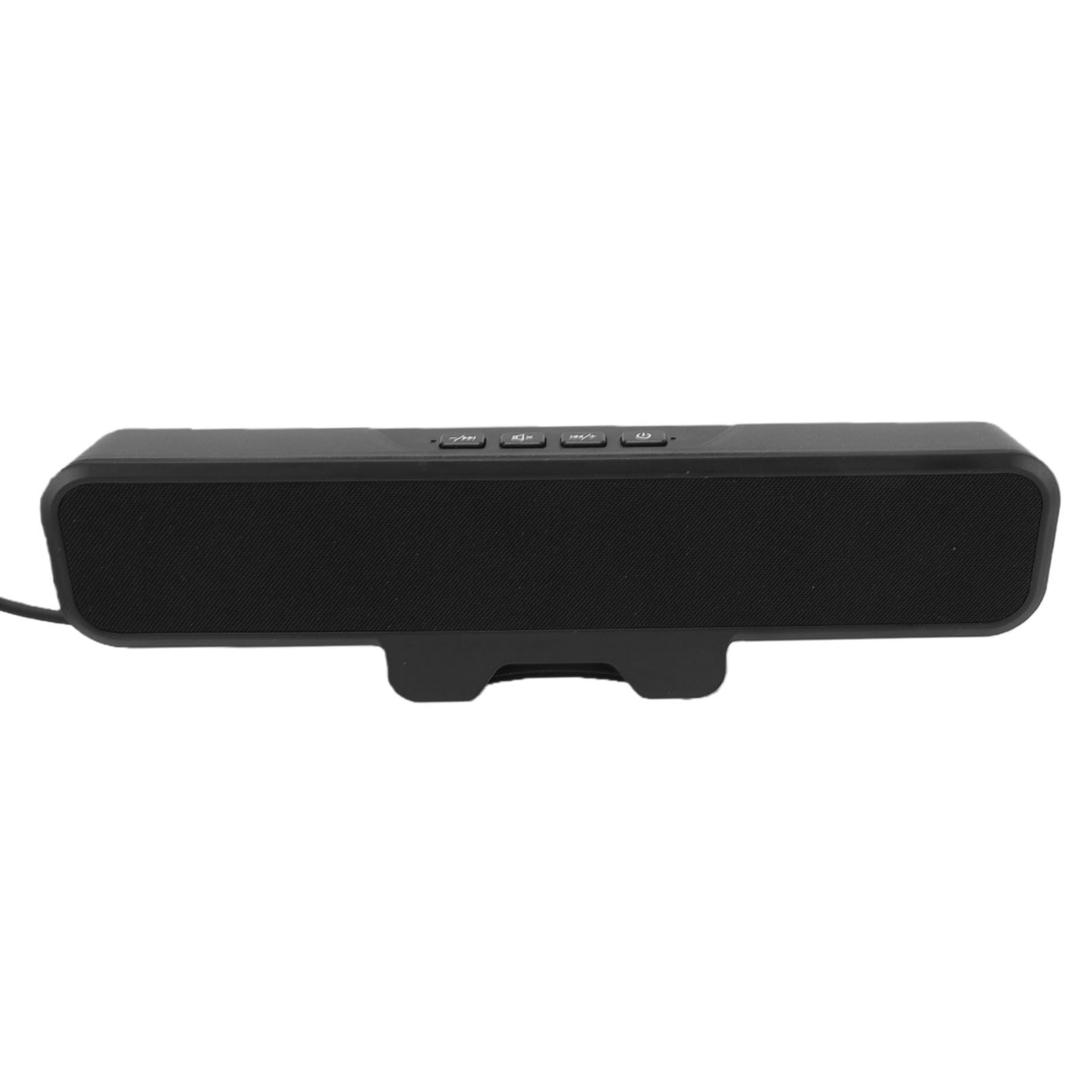 Asixxsix Altoparlanti per Computer da 10 W per PC Desktop | Adattatore da USB A A USB C Integrato, Monitor Facile da Agganciare, Barra Altoparlante Stereo, con Tasto di Disattivazione