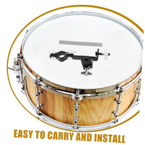 Soporte extensible para cowbell y platillo Toddmomy – Abrazadera estable para batería, compatible con cowbell y cymbal miniatura 7