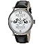 Mickey Vintage Watches 3 - Silver Case / Black Leather Strap