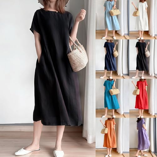 Robe toutes saisons femme Minhe à élasticité modérée