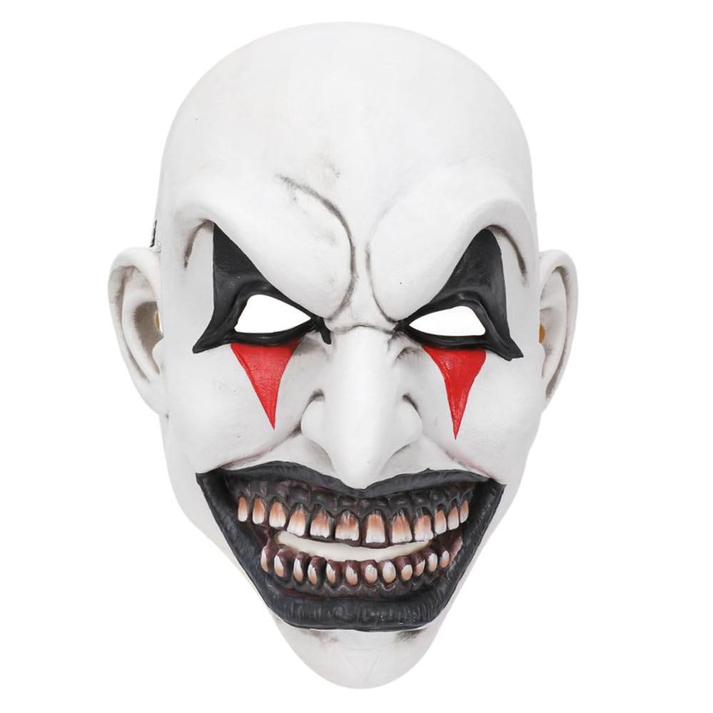 GVMJHYK Máscara de Payaso, Máscara para Halloween, Espeluznante Disfraz de Halloween para Adultos, Regalo para Halloween Terrorífico para Niños y Adultos