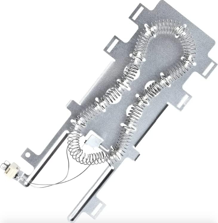 Rear angled view of the heating element