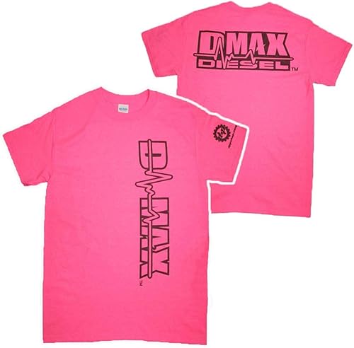 Dmax Chevy Duramax Diesel truckTee Shirt DPP Trucker Gear 4X4 Pequeño Rosa claro