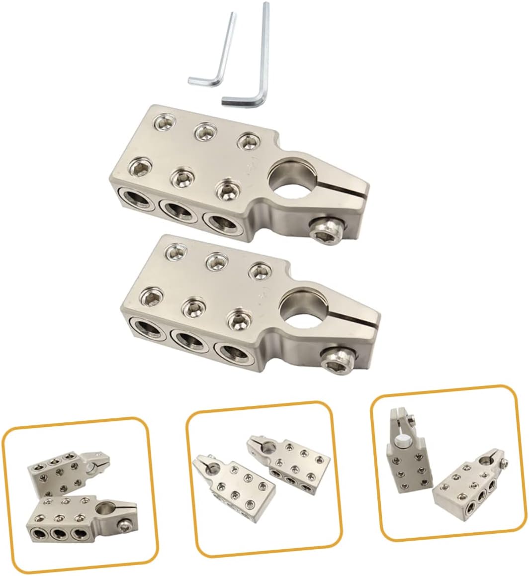 Unomor Replacement Battery Terminal Clamp Awg for Car Truck Motorcycle Zinc Alloy Easy Install