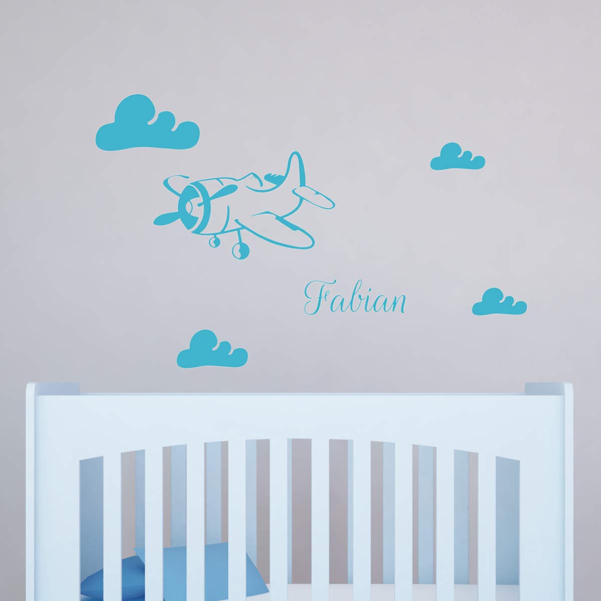 Personalised Name Stickers, Modèle 8, 40x25cm + 35x25cm - Image 2