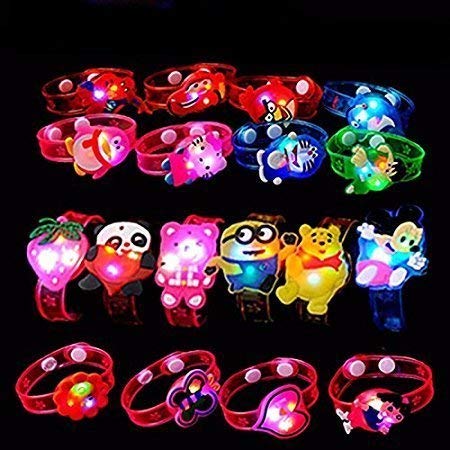 QURAX Multicolour Cartoon Print LED Light Rakhi for Boys and Girls - Pack of 2 3 51B6SAQ++kL. SL500