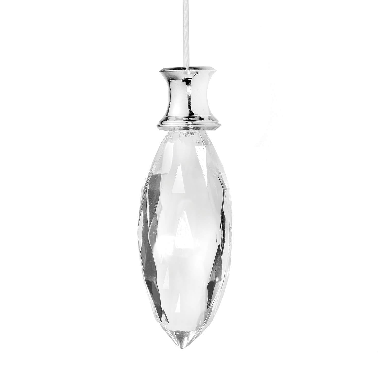 Shatterproof Crystal Effect Acrylic Light Pull For BathroomBedroom And KitchenFor LightFan And Blind Cords7.5Cm from B&Q