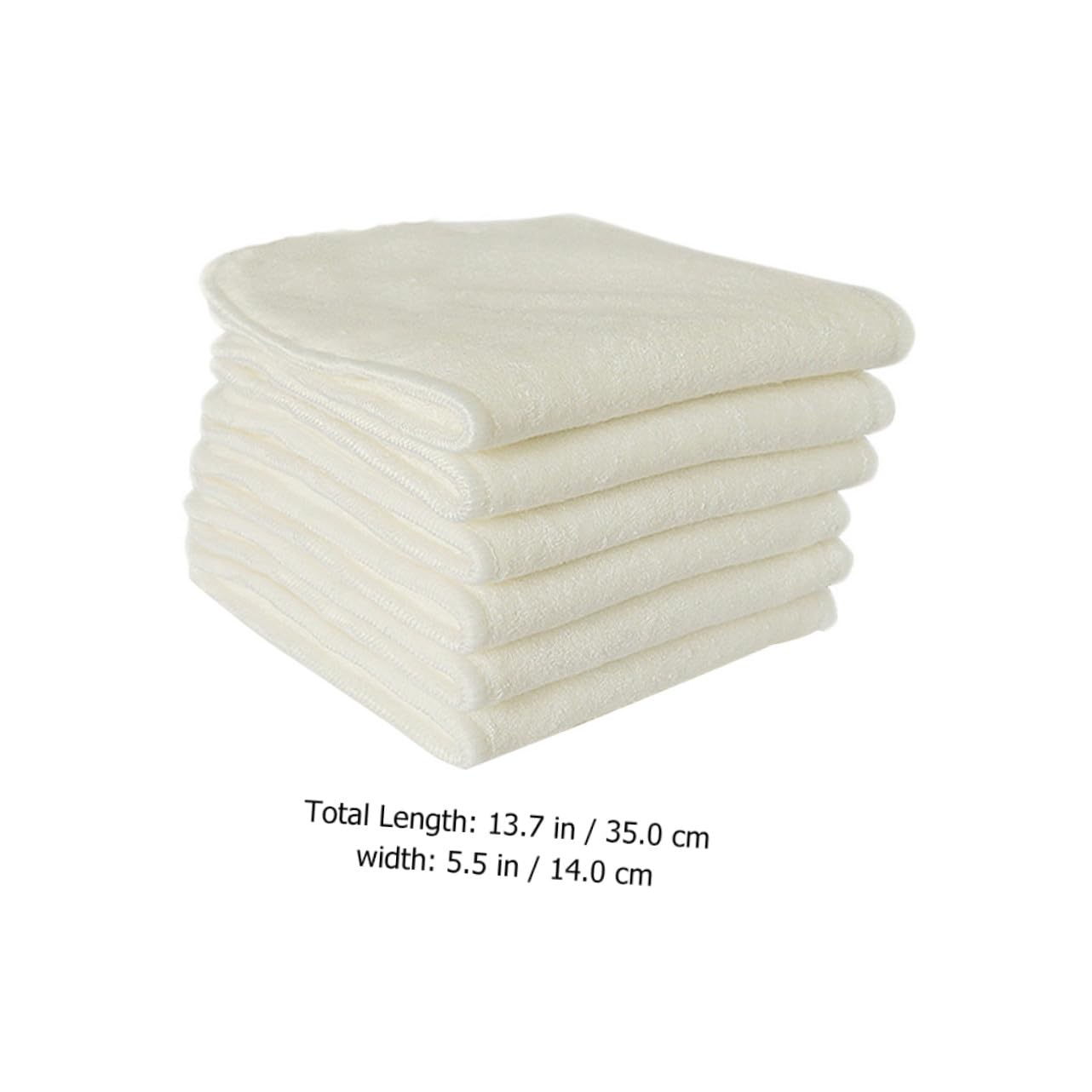 6stücke Bambusfaserwindel Babywindel Mikrofaser Stoffwindel Pads Tuch Windel Saugpads Für Neugeborene Kleinkinder Stoffwindelunterlage