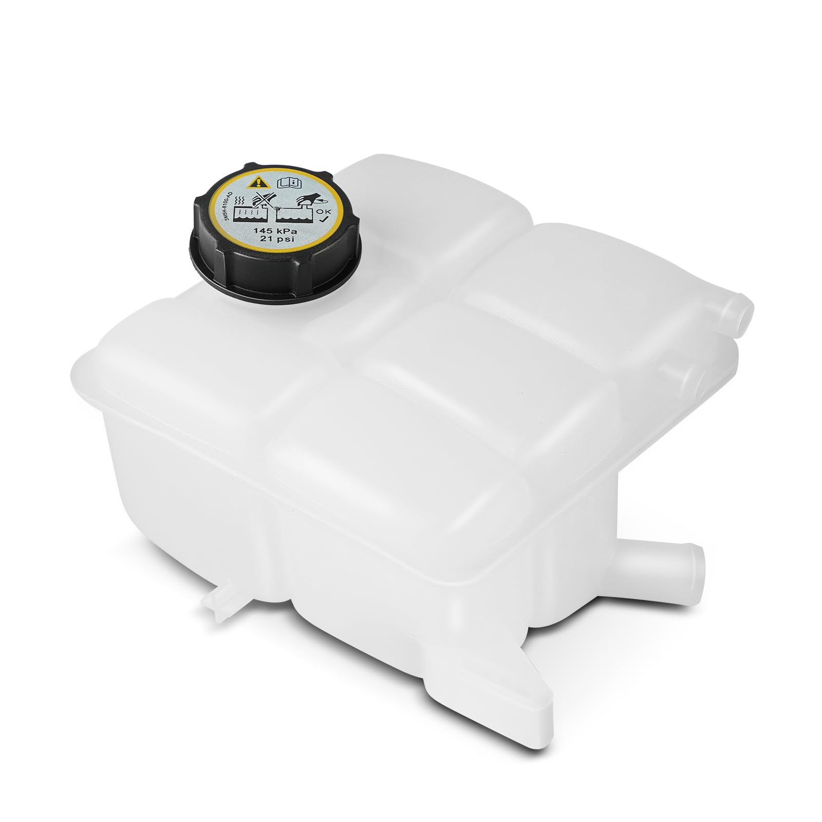 A-Premium - Coolant Recovery Reservoir Tank - W/ Cap, DOHC Engine 4,3Cyl 1.0 2.0 1.6L - Compatible with Ford Vehicles - 12-18 Focus, 13-16 Escape, 13-18 C-Max & 14-16 Transit Connect