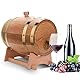 Fass für Bier, Holzmaserung Spot Eiche Holz Weinfass Eiche Fass für Wein Brandy Whisky(3L, Blue)