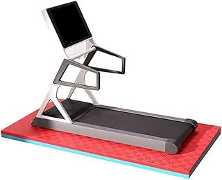 Treadmill Mat Non-Slip Mat PVC Floor Protection Mats For Home Gym Mats, Thick Floor Protector Mat Stationary Bike, Elliptical, Gym Equipment (Color : Rosso, Size : T2.5cm)