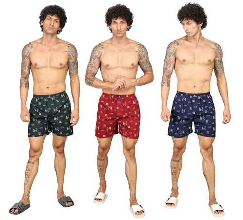 Image of Men's Pure Cotton Regular Printed Boxer