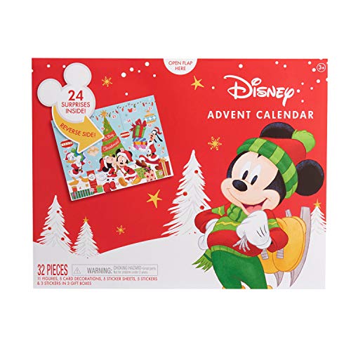 Disney Classic Advent Calendar, 32 Pieces, Figures, Decorations, And Stickers, By Just Play #TOP3
