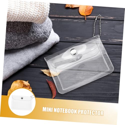 Beaupretty 4pcs Portable Transparent Purse Makeup Bag for Cards and Essentials Travel Organizer for Students and Women3