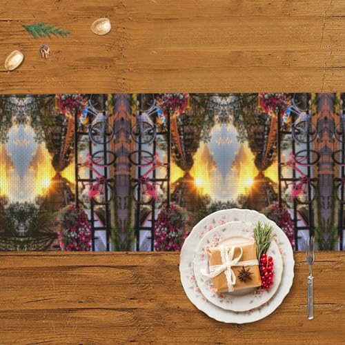 Chemin de table macramé pour sublimer une table de mariage ou un repas de fête