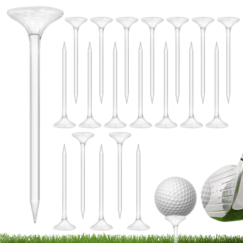 Proberos® 20Pcs Golf Tees 3.26 Inches Transparent Plastic Golf Tees with Color Markers for Different Golf Driver Volume, 8-Prong Design Golf Tees 0.9 Inches Diameter Universal Golf Tees (B0D17H8G7B) Amazon Price History, Amazon Price Tracker