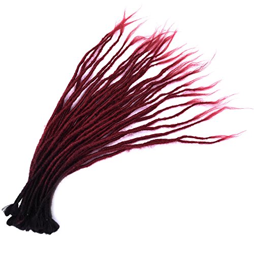 Silike New Handmade Dread Lock Crochet Braids (6-8 G/Root, 4 Roots) 24" New Material Faux Locs Crochet Hair Dreads Softlock For Dancing For Party (DL5)