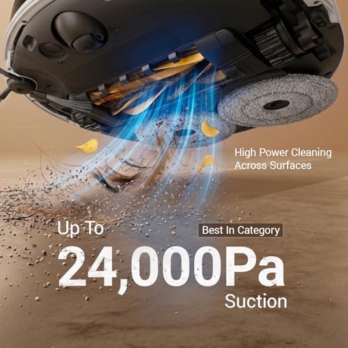 Image of Mova V50 Ultra Complete Robot Vacuum Cleaner with 24,000 Pa Suction, Thermal DuoSolution Floor Wash, Lift Navigation & Obstacle Crossing up to 6 cm - White
