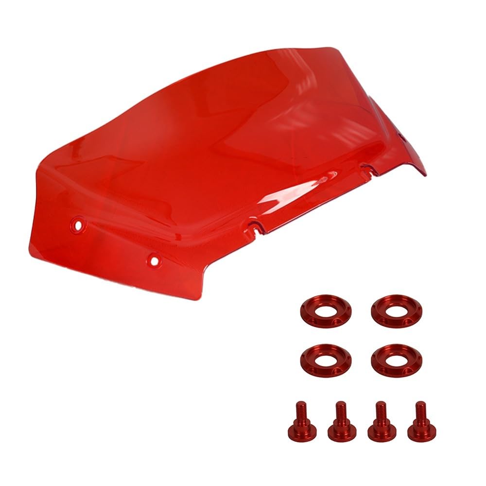 Windschild Motorradzubehör 9" Wave Windschutzscheibe Bunte Windschutzscheibenschrauben für Touring CVO 121 117 für Road Glide ST FLTRXSE