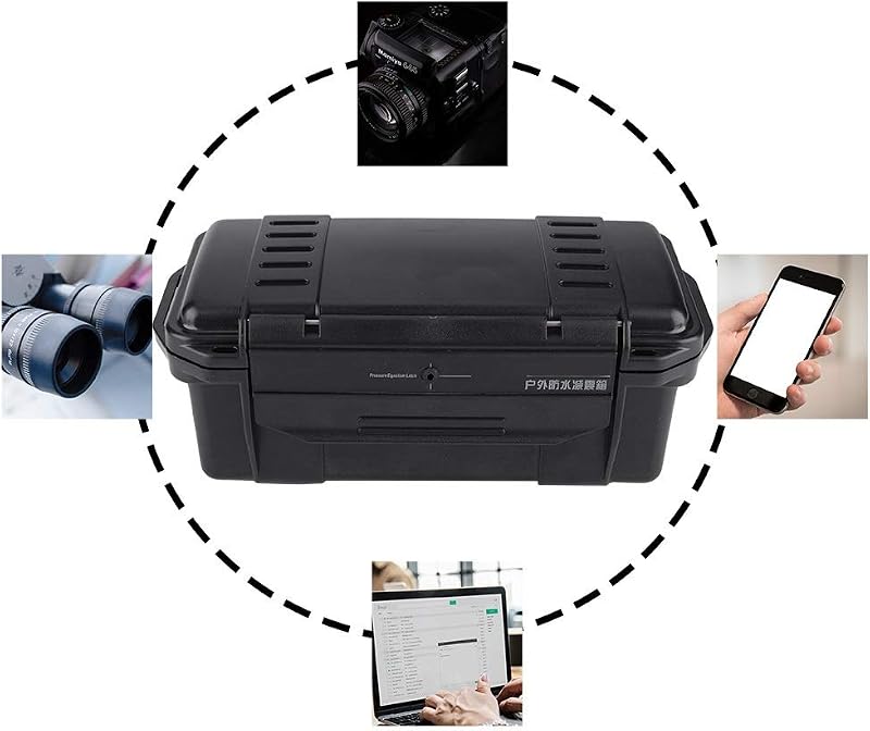 DEWIN Vízálló Tárolódoboz 200x98x82mm Ütésálló Kültéri Táska