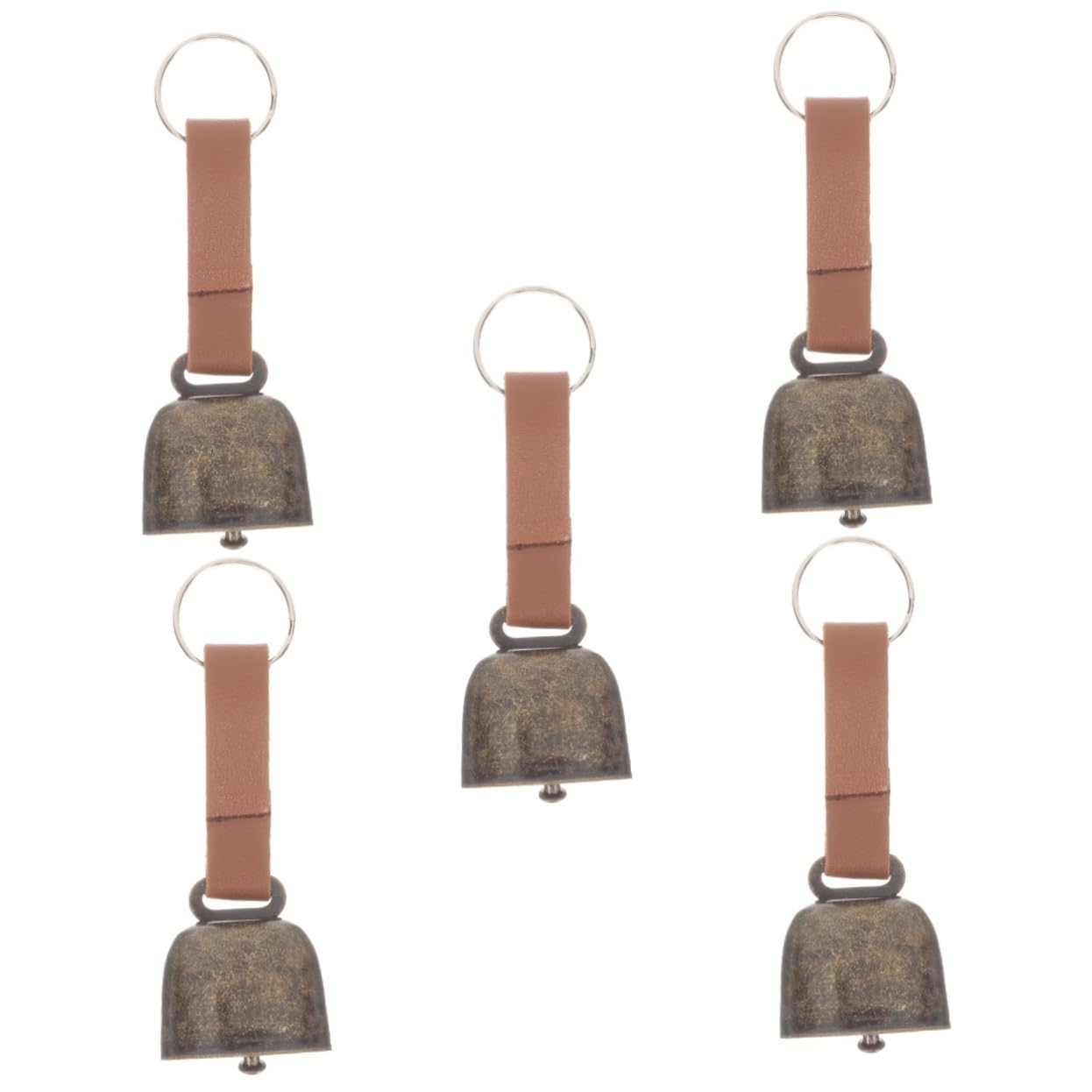 GOOHOCHY 5pcs Camping Bell Pendant Bear Drive Bell Collar Pet Anti-Lost Supplies Loud Sound for Outdoor Use