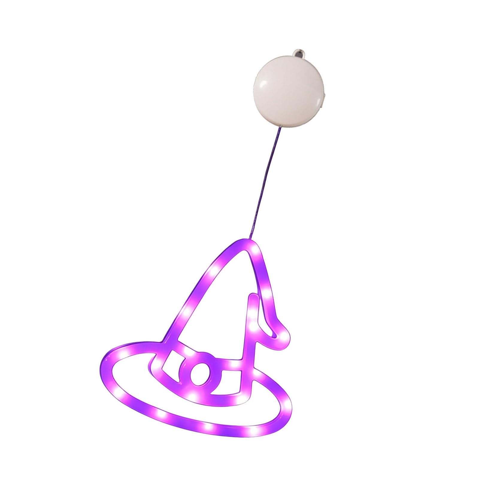 Scary Window Hanging Ornament Battery Operated LED Pendant Ornament for Halloween Parties and Event Hanging Halloween Ornamentation