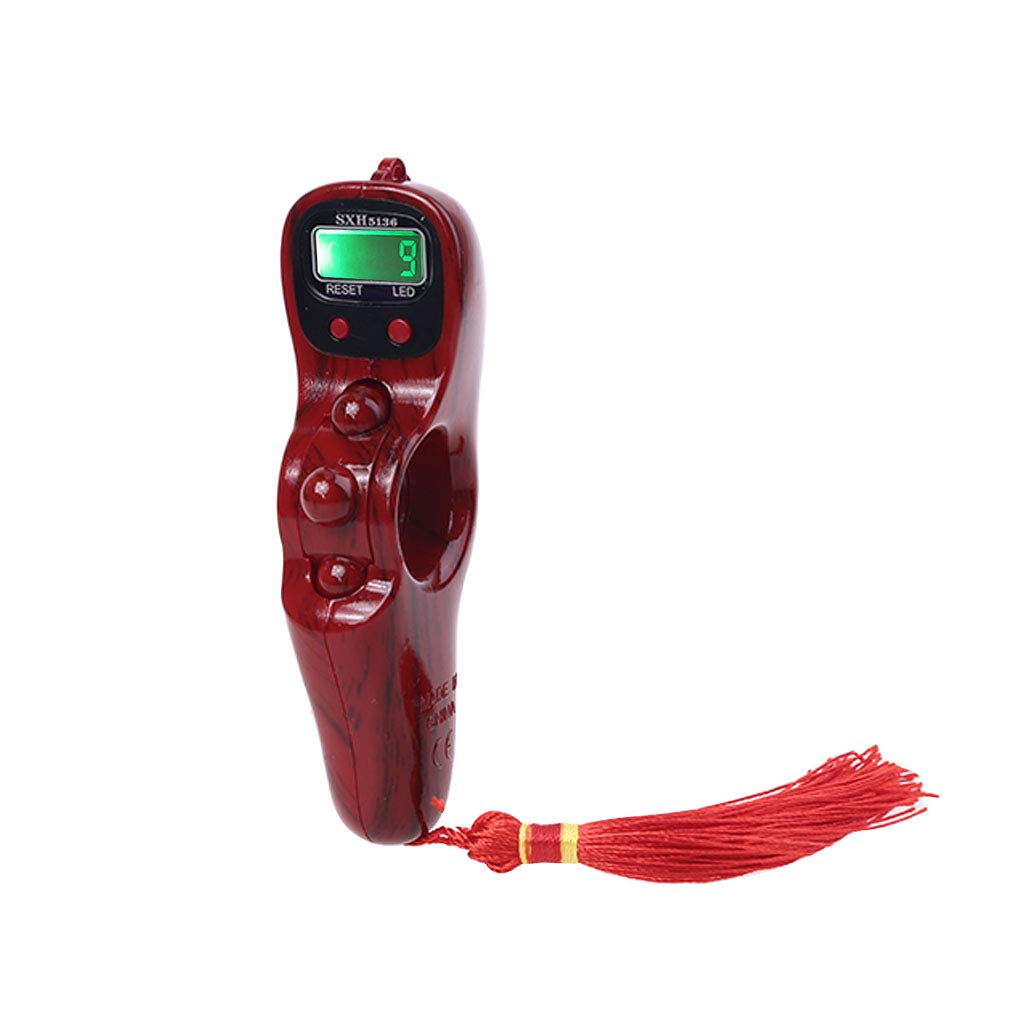 Portable Handheld Digital Beads Counter with Backlight Finger Game Toy Manual Reset Relaxation Tool