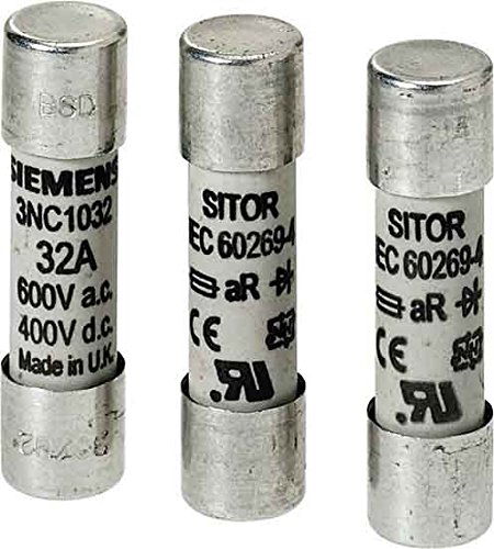 Siemens SIRIUS – Cartuccia fusibile cilindrico Sitor AR 25 A 600 V AC 400 V D