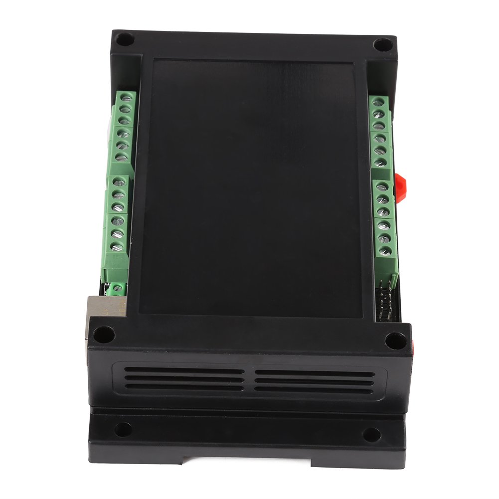 Controller Modul, Ethernet RJ45 /IP Relais Remote Control Controller Netzwerk Web Server 8 Kanal Relay Switch Modul Bord mit Optokoppler und Gehäuse,Unterstützt 485 Netzwerke,250V AC 10A(Schwarz)