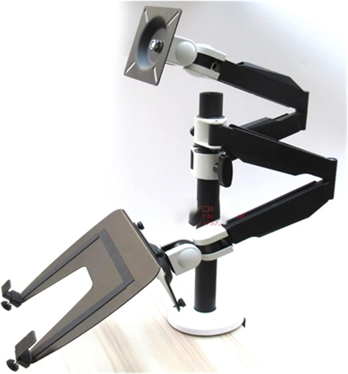10"-15.6" Laptop+10"-27" Monitor Bracket Double Arm Laptop Table Stand Notebook Desk Mount Laptop Stand (Color : AOC-LP1202-LP20) (Aoc lp1202)