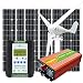 Turbiny wiatrowe 1300 W, generator turbin wiatrowych 12 V 800 W + panel słoneczny 100 W X 5 + hybrydowy regulator ładowania MPPT Wind Solar + falownik 1500 W + system poza siecią