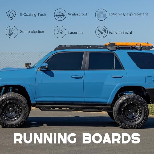 Estribos laterales GNG para Toyota 4Runner 2010-2024 miniatura 3