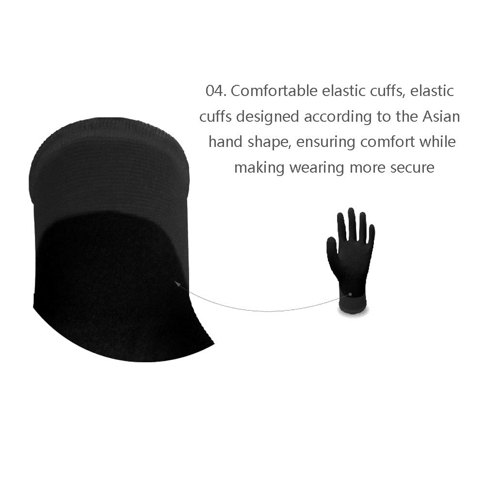 Gants enduits de latex, antidérapants de sécurité, 12 paires de gants de travail de sécurité, gants de jardinage, revêtement en nitrile antidérapant, gants résistants aux coupures, adaptés aux machine