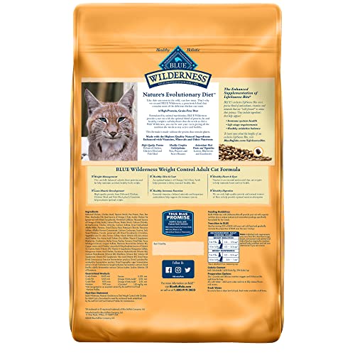 Blue-Buffalo-Wilderness-High-Protein-Natural-Adult-Weight-Control-Dry-Cat-Food-Chicken-11-lb