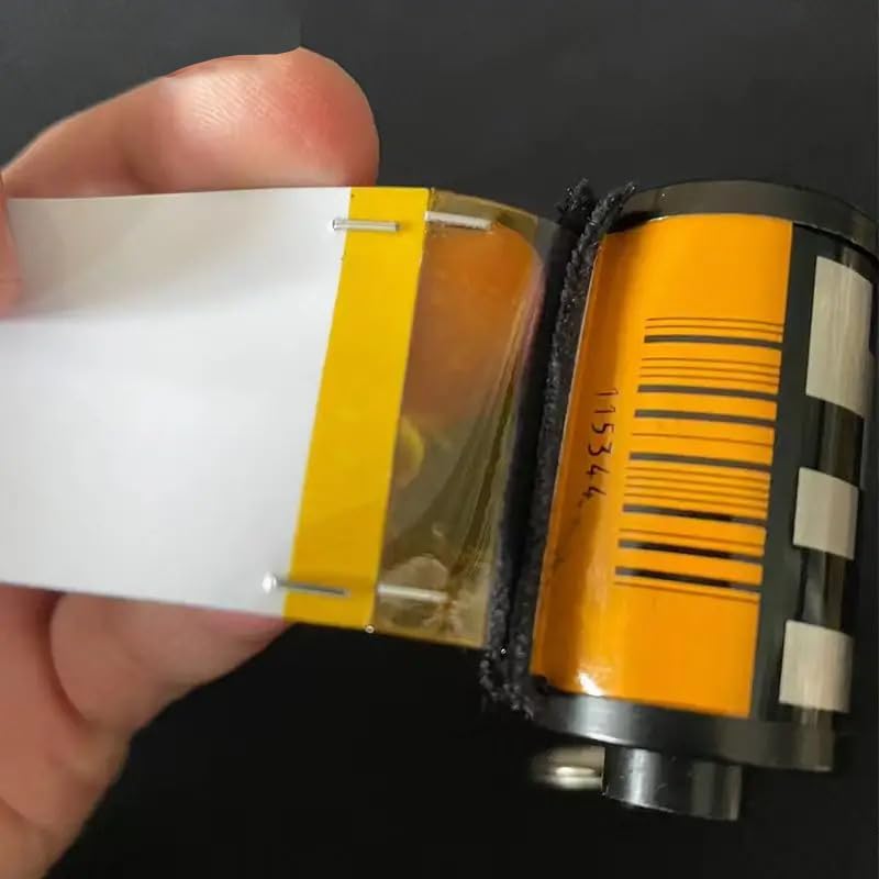 20 Set Sublimation Blank Memory Film roll Keychain, Double-Sided Sublimation Camera Film roll Key Chain for DIY Heat Transfer Print
