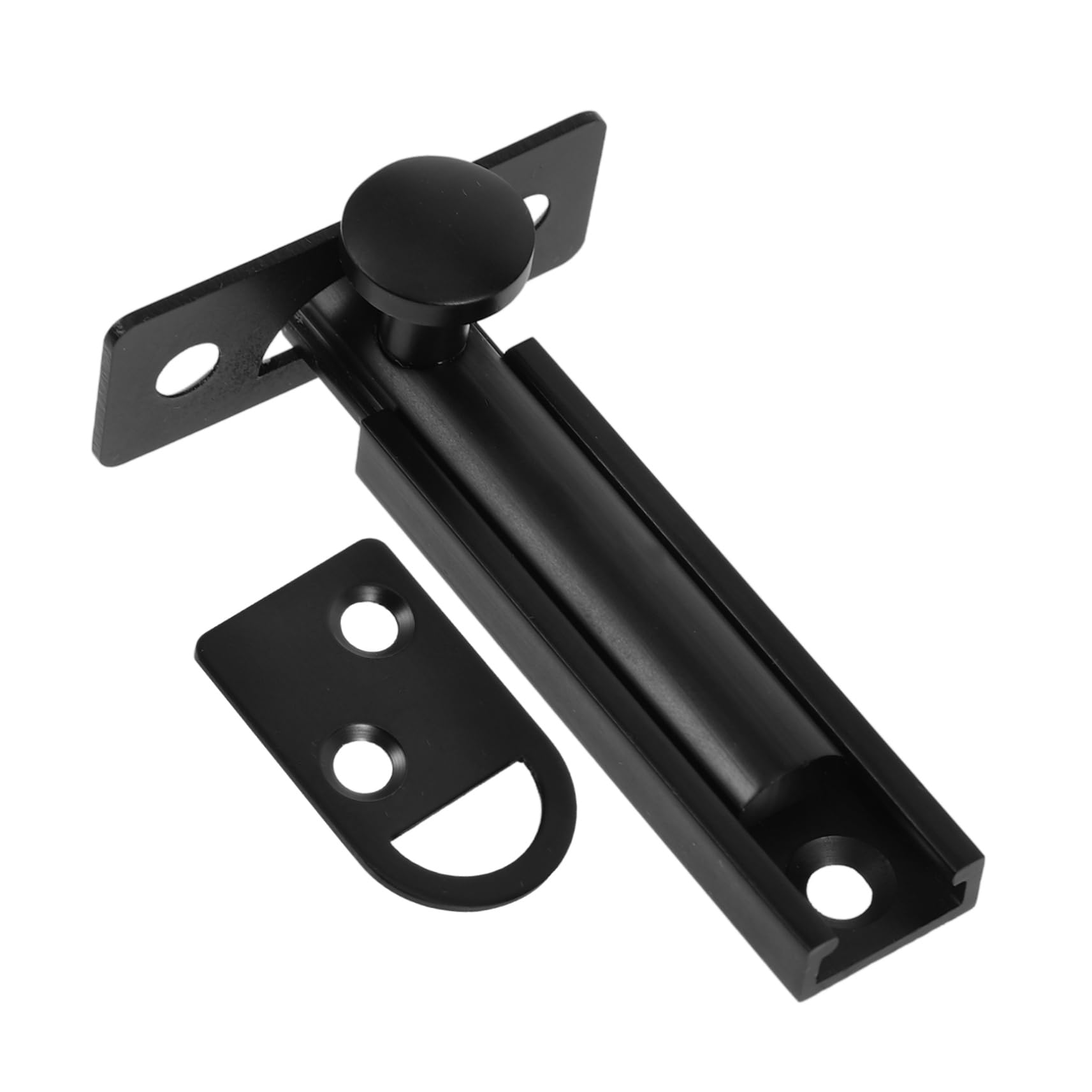 DOITOOL 4 Pièces Loquet de porte loquet à pêne coulissant entrée serrure de porte verrou de porte serrure porte verrou porte loquet de sécurité de porte loquet à pêne à barillet