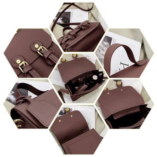 WADORN DIY Leather Shoulder Bag Making Kit - Image 3