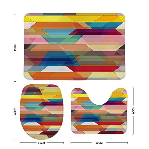 Tapis de bain absorbant et antidérapant en velours corail
