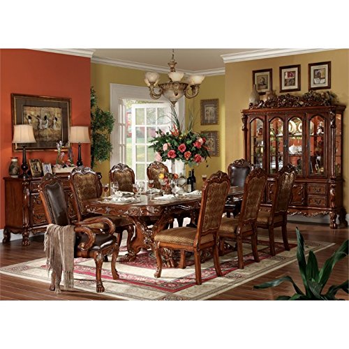 Amazon.com - BOWERY HILL Rectangular Wood Dining Table, Cherry Oak