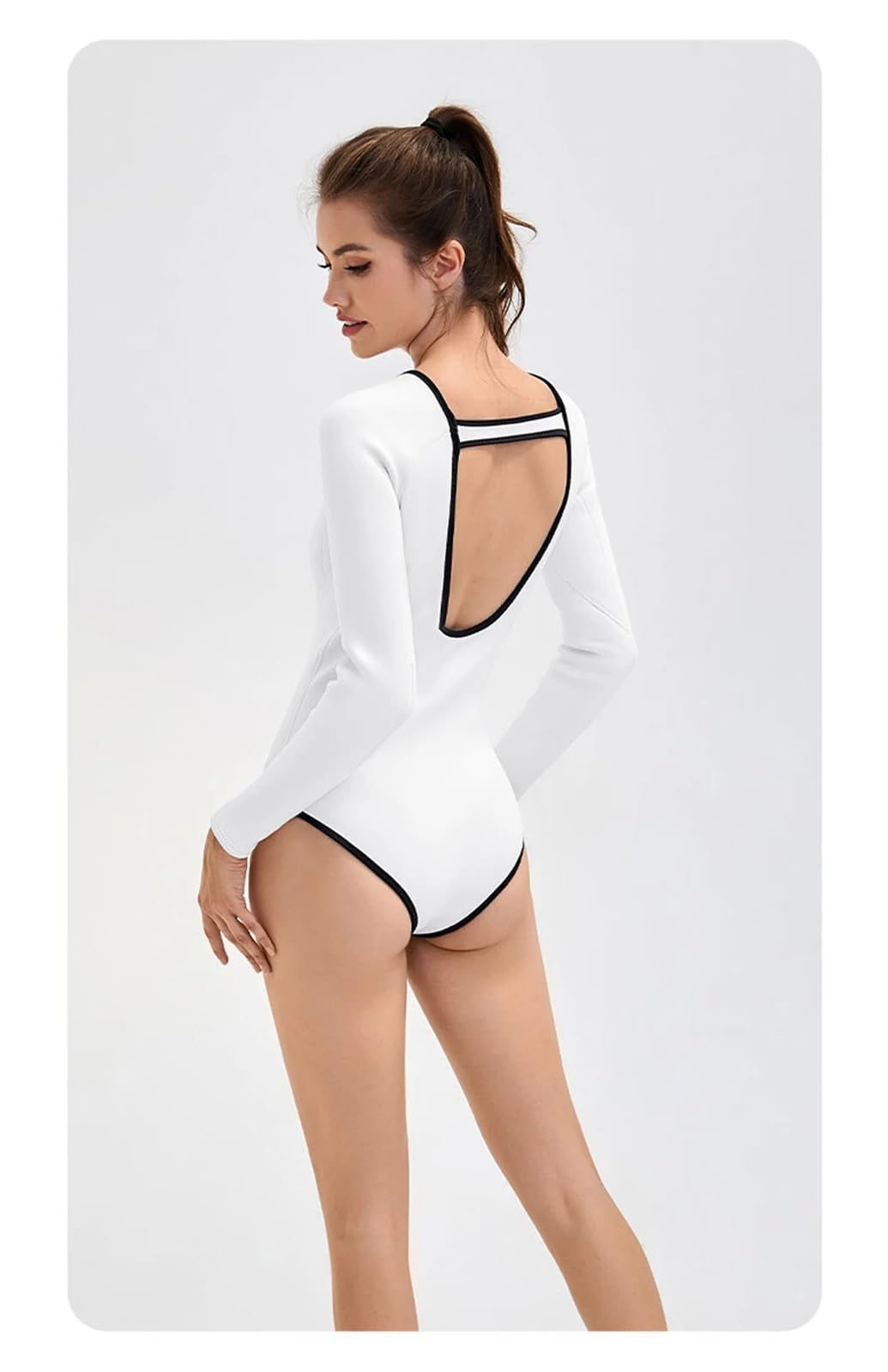 Muta Da Sub Elastica 2,5 Mm In Neoprene Bikini Da Donna Inverno Nuoto Antifreddo Surf Costume Da Bagno Muta Da Sub