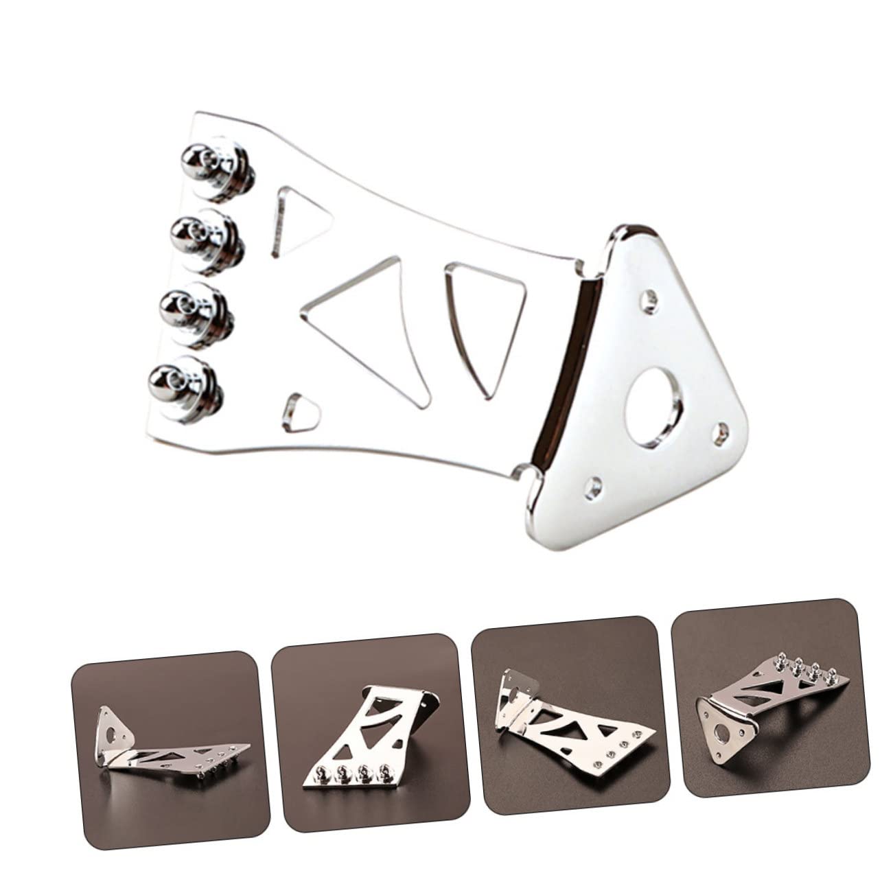ifundom 3stücke Banjo Saitenhalter Dekorativem Design Saitiger Banjo Tailpiece Für Verbesserte Klangqualität Und Einfache Saitenwechsel Langlebig Und Robust