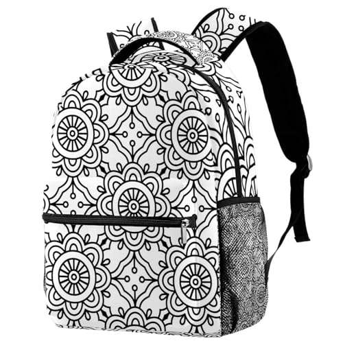 Sac à dos géométrique à grande ouverture pour femme et ado