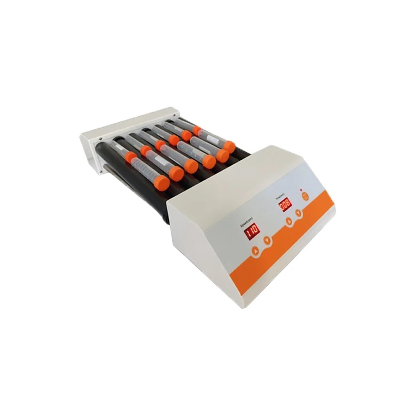 Reagenzglas Mischer, Rollenmischer Digitalanzeige Timing Multi-Tube Experimenteller -Mischer Rotation | QW-GZ-5