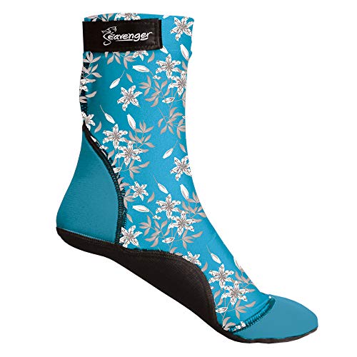 Seavenger SeaSnugs Strandsocken | Sandhaut für Outdoor-Volleyball und Fußball | Kinder, Herren, Damen (hellfloral, XS) Cover