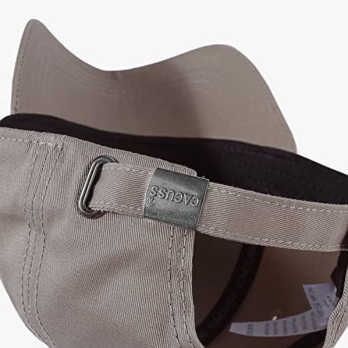 Cacuss Men's Cotton Dad Hat Classic Baseball Cap With Adjustable Buckle Closure,Golf Cap(Khaki) #TOP4