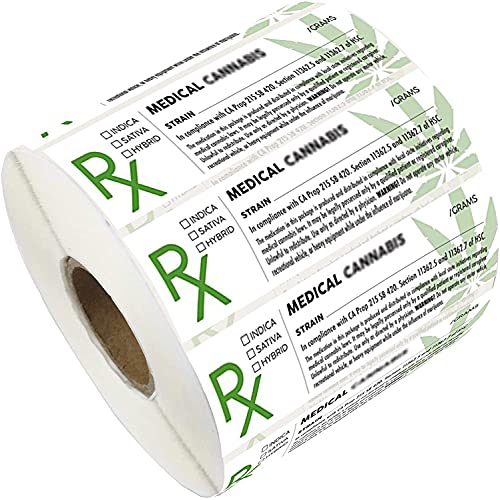 Safety Supply Mart Medical Rx Labels, Government Warning Safety Sticker, California Compliant Universal Symbol Decal, Roll of 500 Safety Supply Mart Medical Rx Labels, Government Warning Safety Sticker, California Compliant Universal Symbol Decal, Roll of 500
