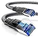 Produktbild CSL - 2m Netzwerkkabel CAT 8 - LAN Kabel Patchkabel - Baumwollmantel - CAT8.1 High Speed Gigabit Ethernet Cable - 40 Gbits - S/FTP PIMF - RJ45 Stecker - Cat6 Cat7 Cat8 komp - 2 Meter - schwarz