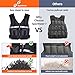 Adjustable Weighted Vest Weights Set: Sportneer 2 4 6 8 10 12 14 16 19Lbs Body Weight Vests 9 In 1 Fast Adjust Running Vest for Men Women Gym Home Workout Fitness Exercise Strength Training 2-19 Lbs