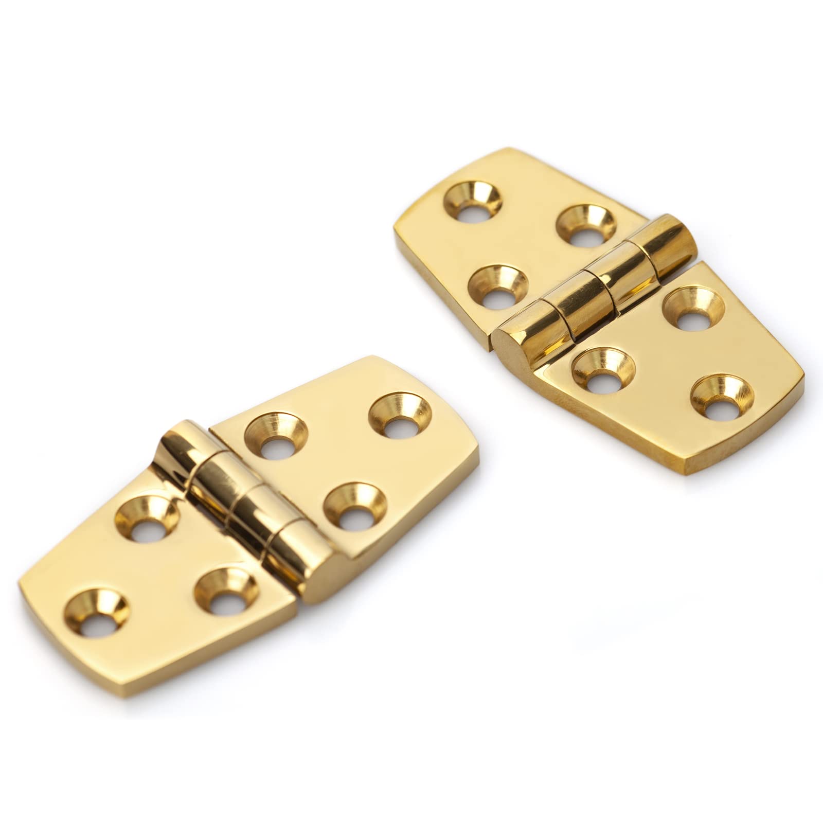 Amazon.co.jp: 真鍮カラーボートストラップヒンジ 3インチ x 1.5インチ 