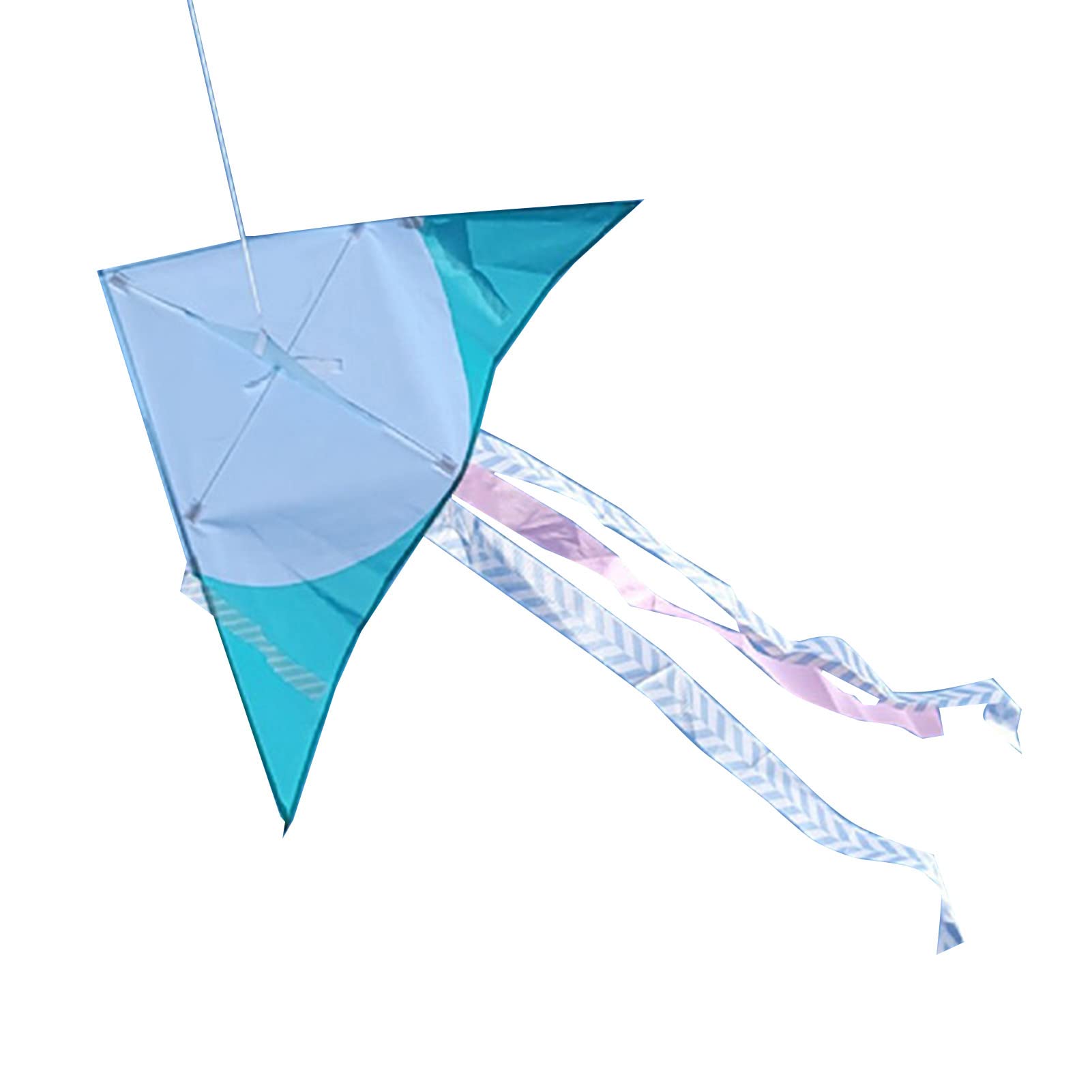 Cometa Triangular, Fácil de Volar para Adultos Principiantes, con Plástico de Tela de Fibra Sintética, para Patio de Juegos Al Aire, Playa